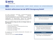 Tablet Screenshot of mto-fahreignung.de